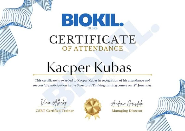 Certificate of Attendance