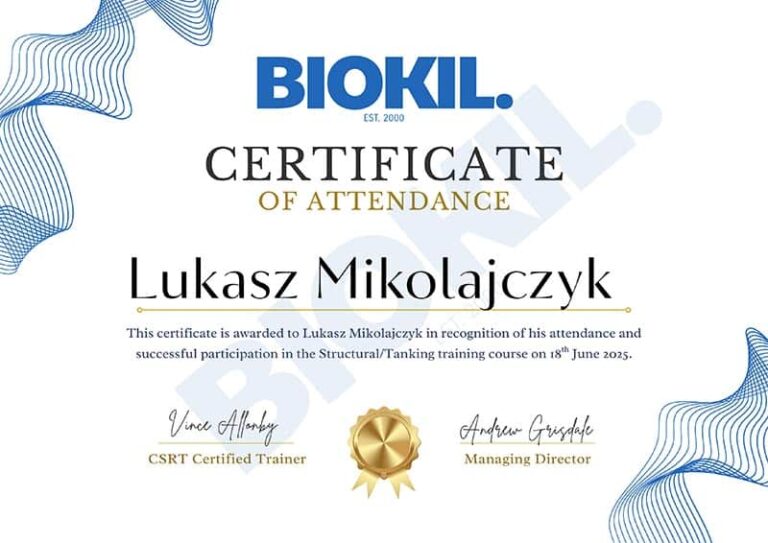 Certificate of Attendance